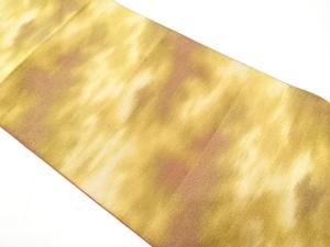 霞模様織り出し　名古屋帯